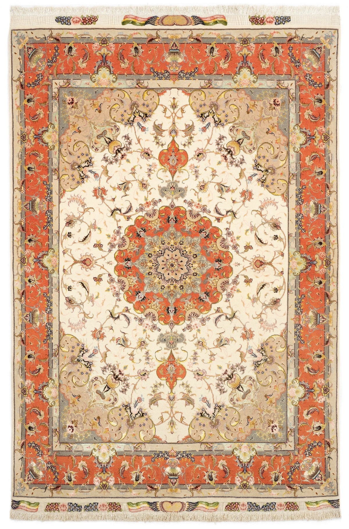150x224 Tabriz con seta