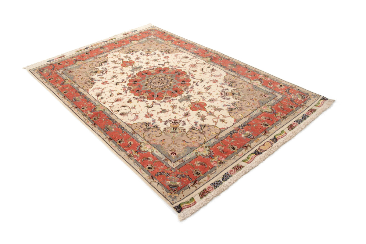 150x224 Tabriz con seta