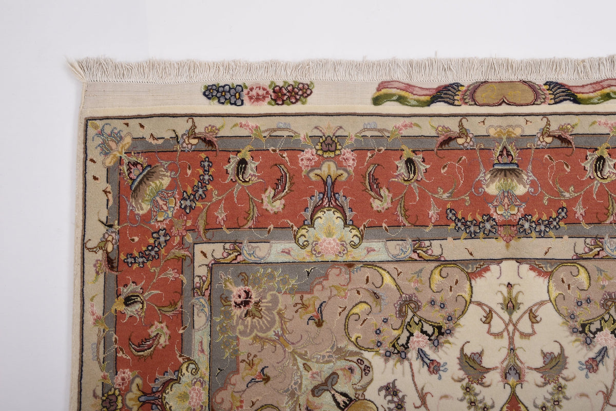 150x224 Tabriz con seta
