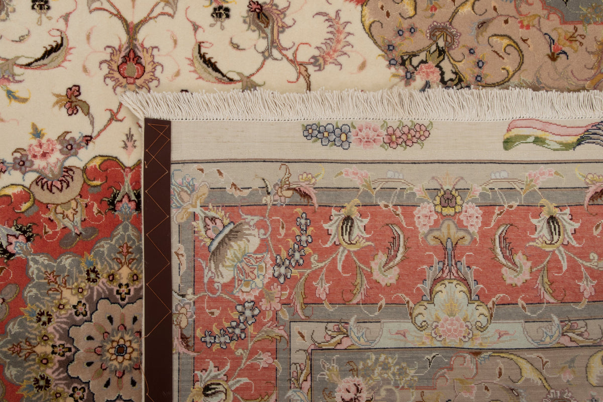 150x224 Tabriz con seta