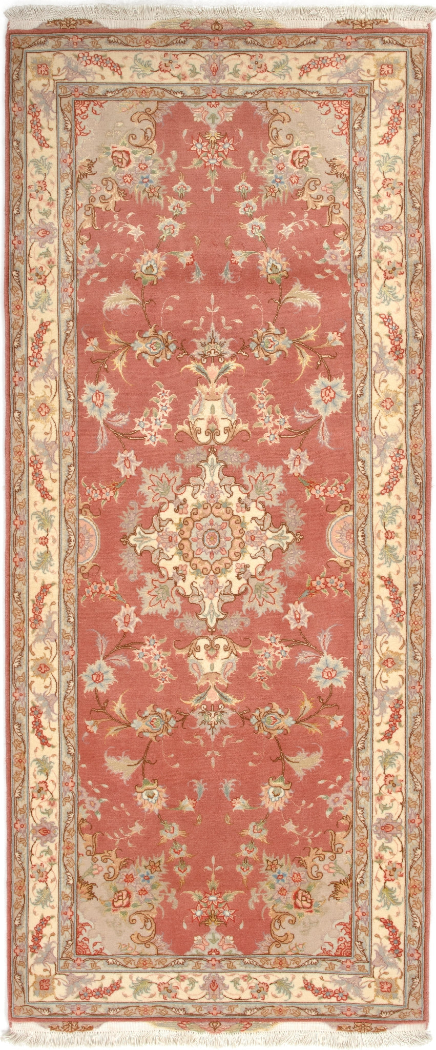 87x223 Tabriz con seta