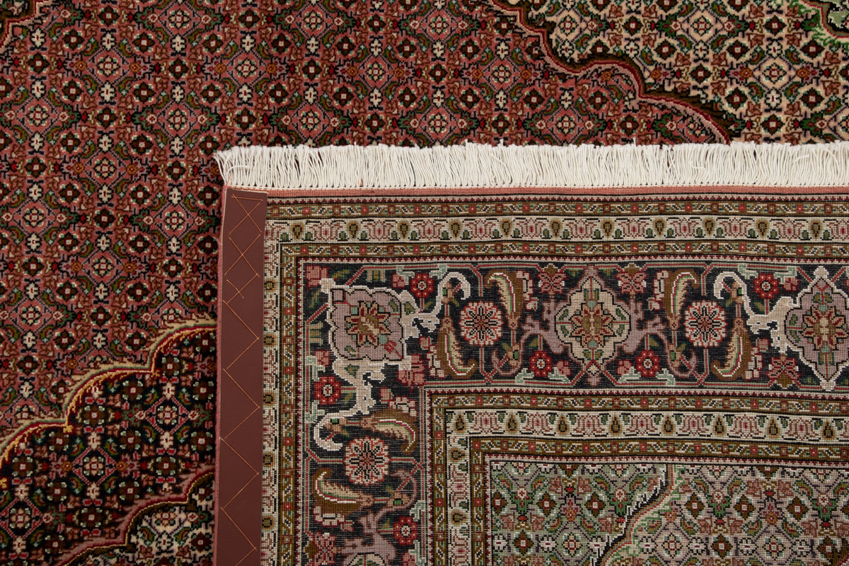 154x208 Tabriz con seta