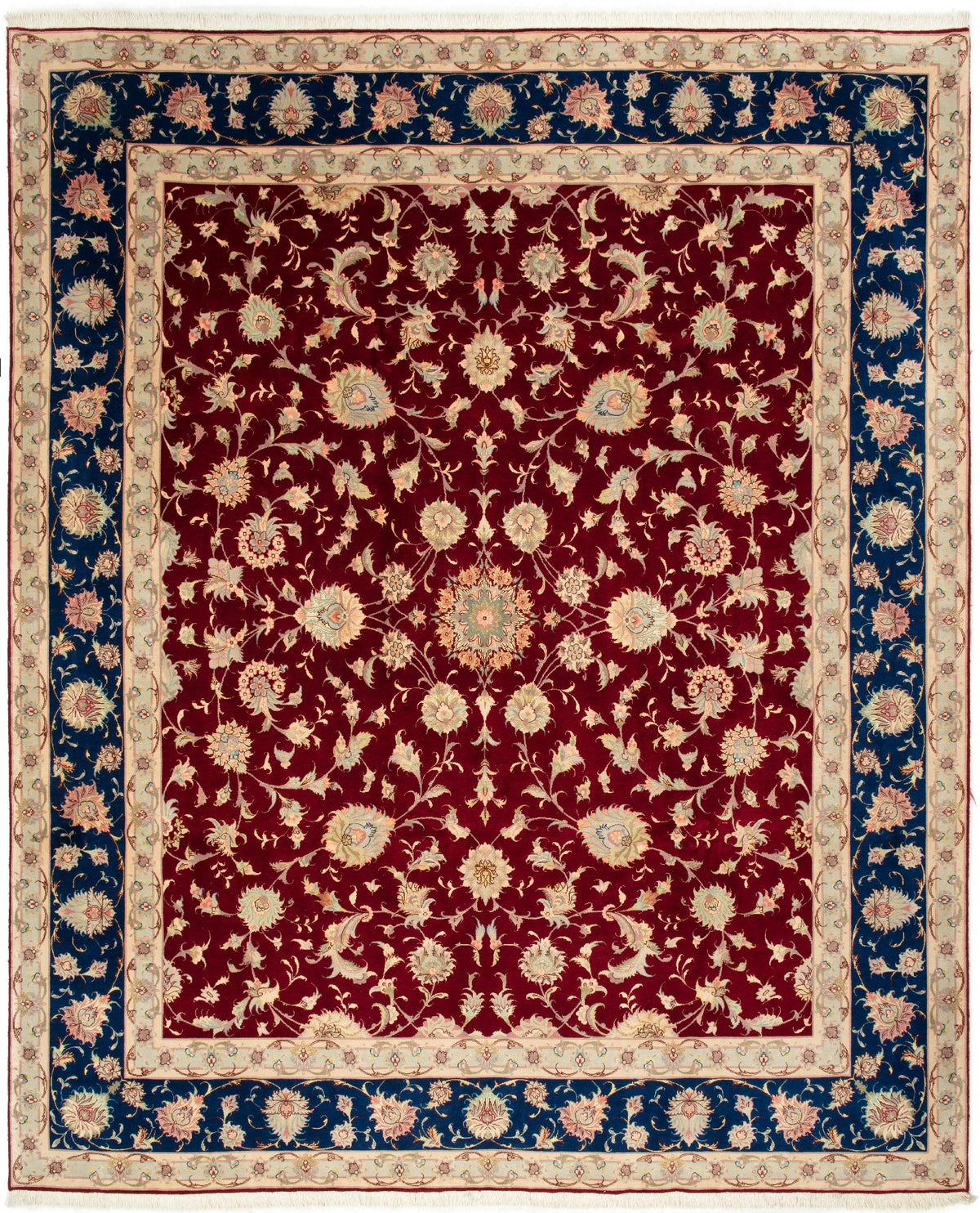 300 x 251 Täbriz mit Seide