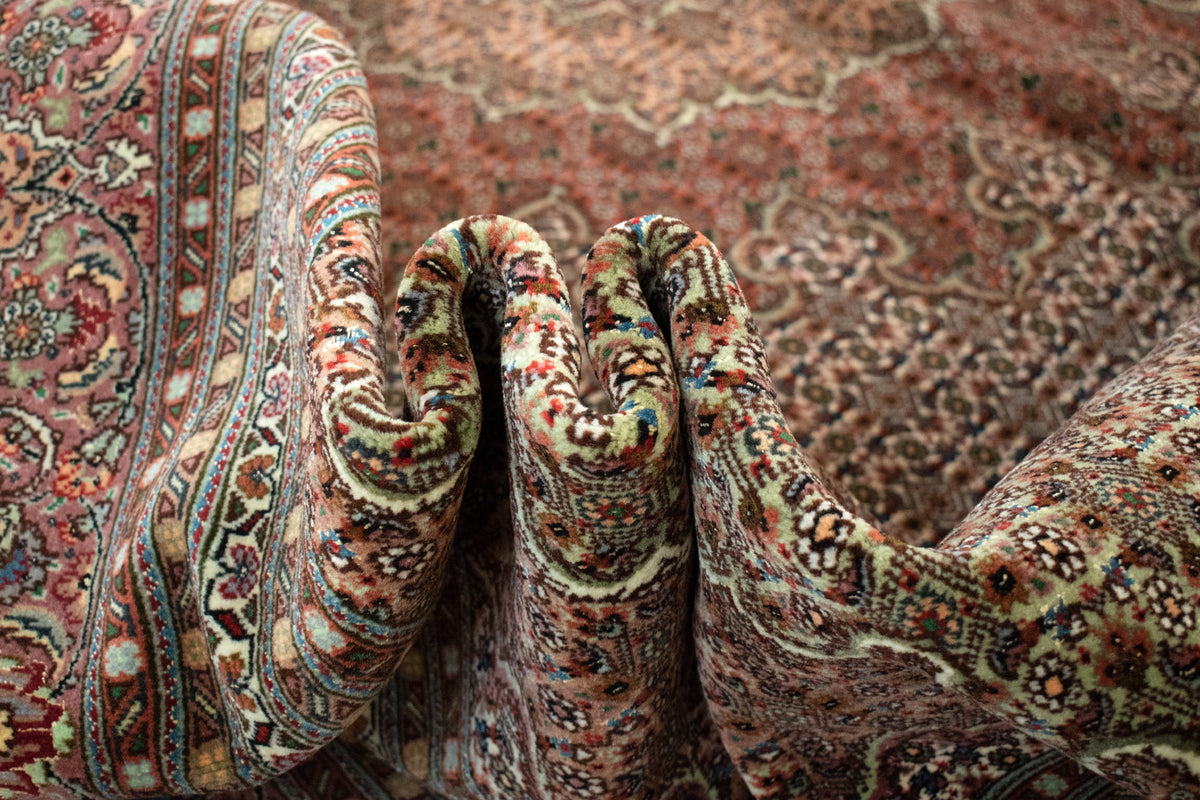 300x300 Tabriz Mahi avec soie