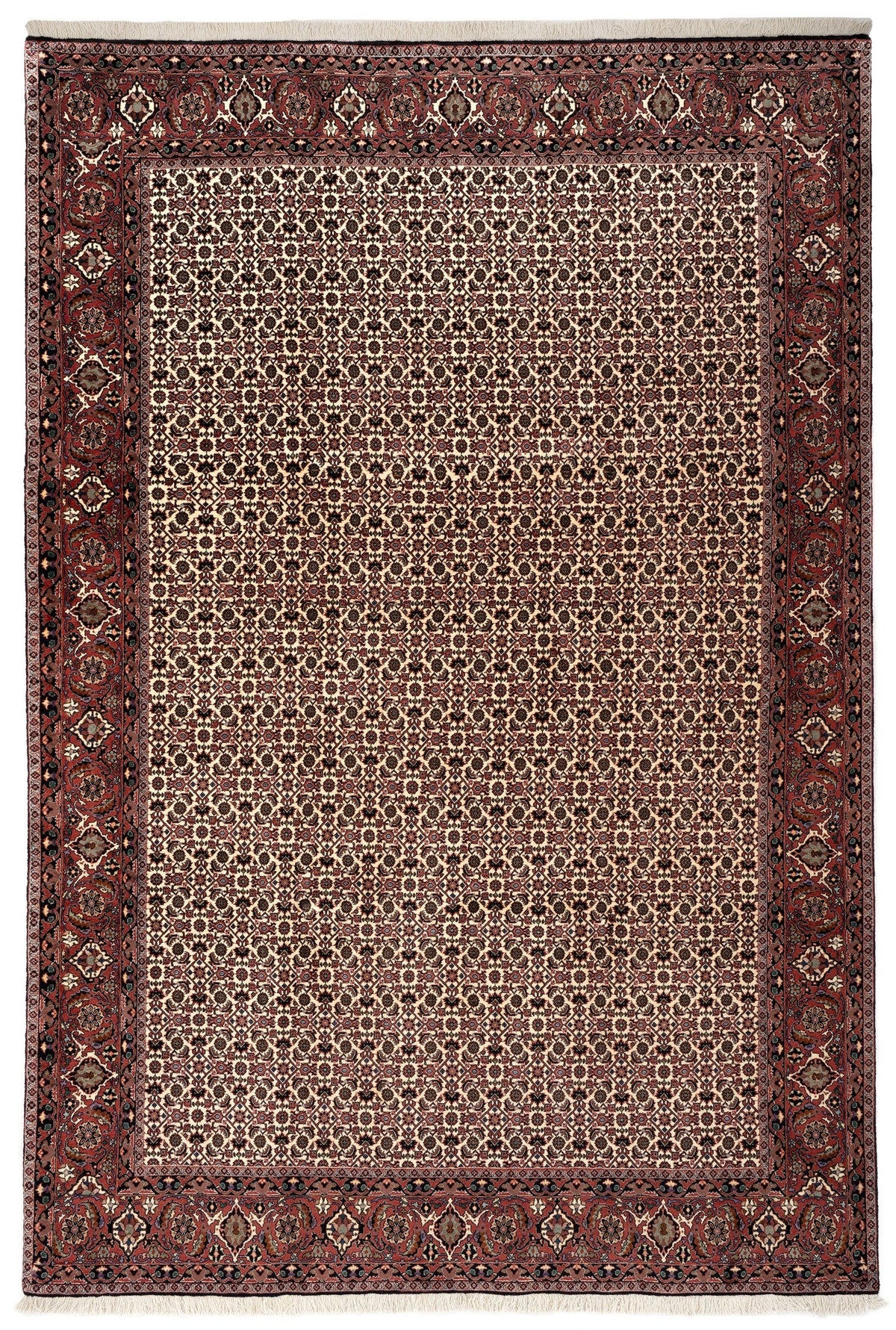 201 x 297 Bidjar mit Seide