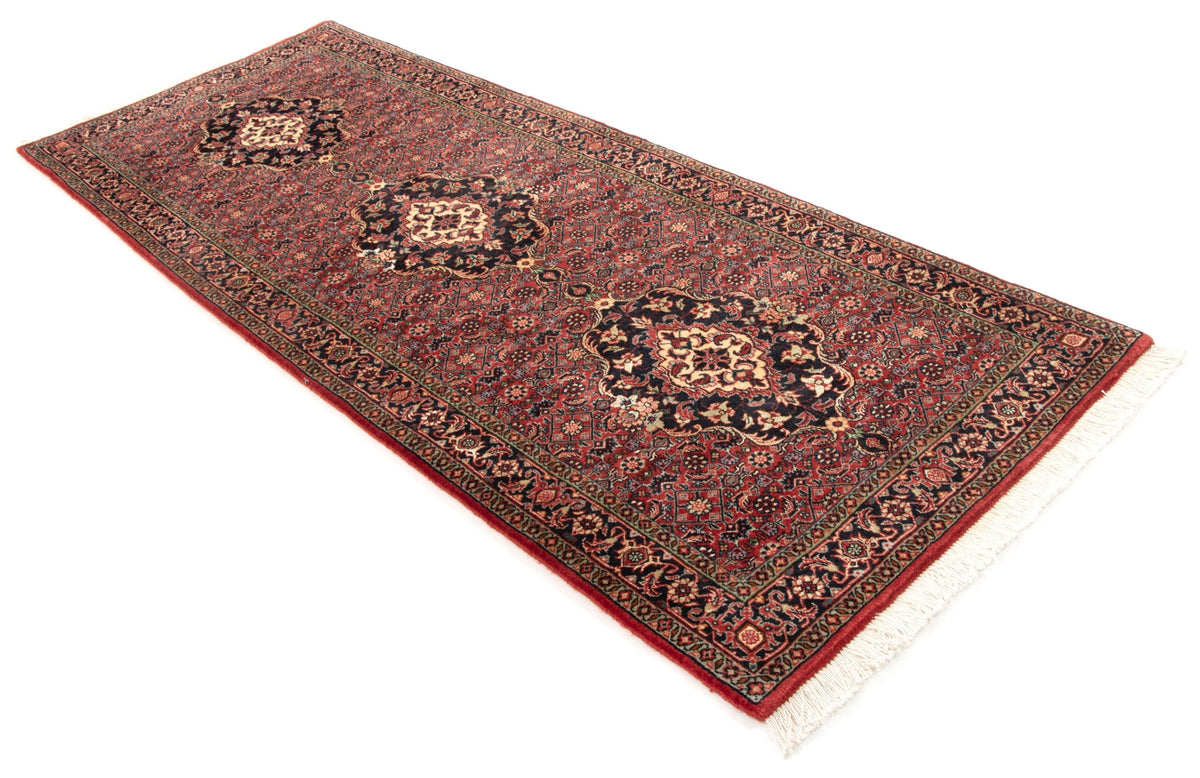 74 x 200 Bidjar mit Seide