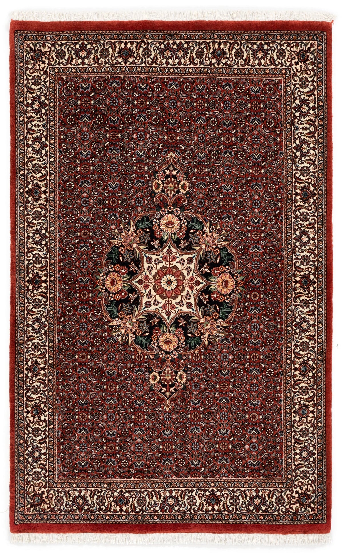 114 x 182 Bidjar mit Seide