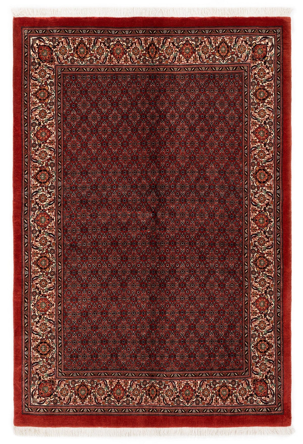143 x 208 Bidjar mit Seide