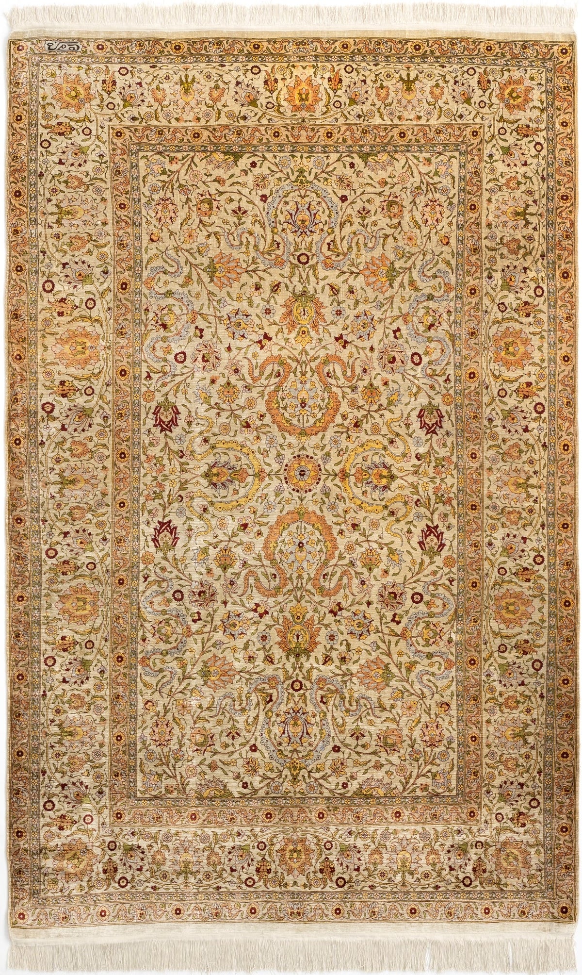 225 x 142 Hereke Seide