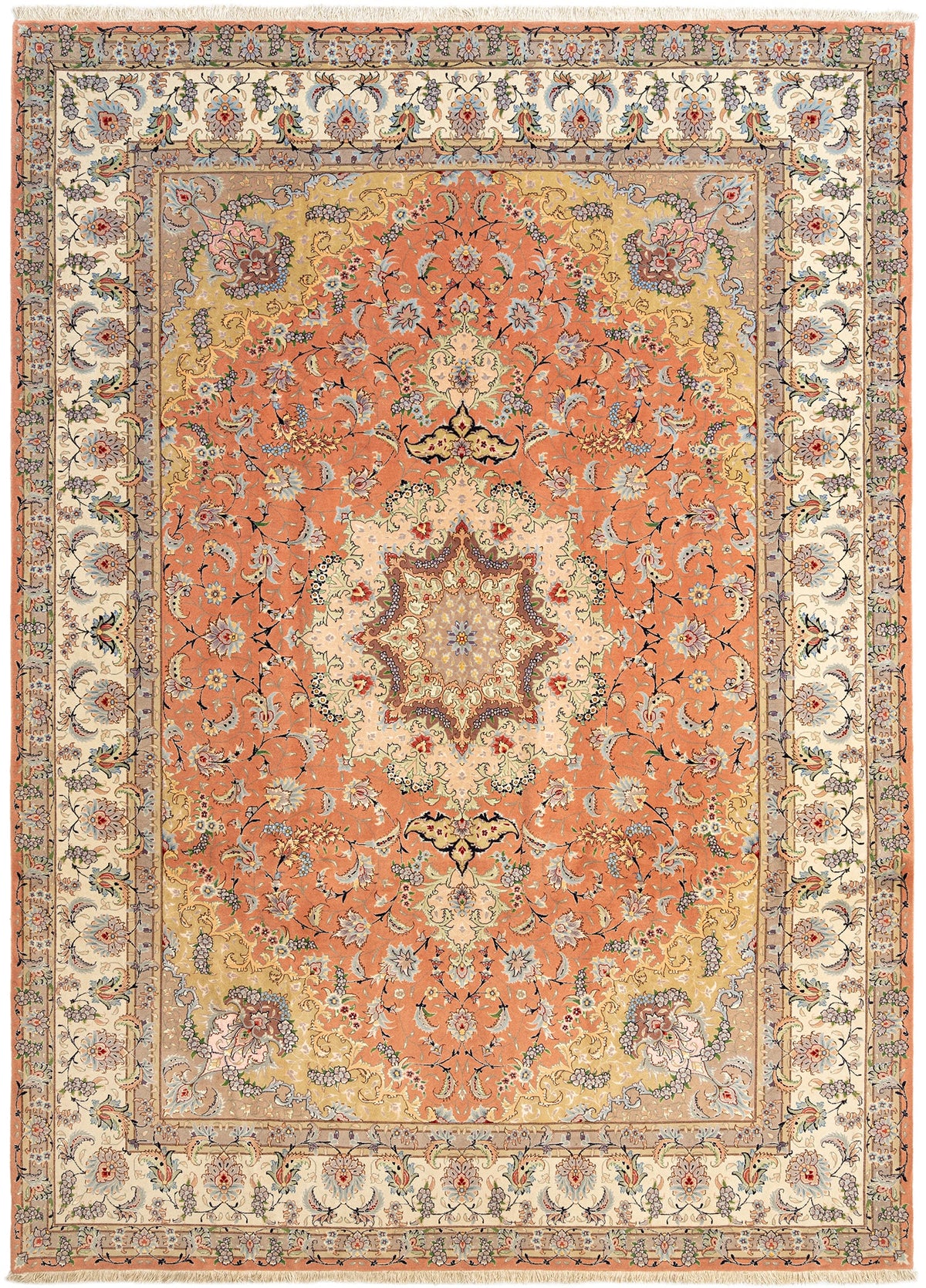 350x249 Tabriz con seta