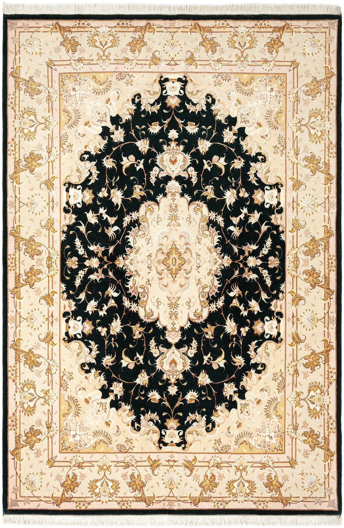 250 x 168 Täbriz mit Seide