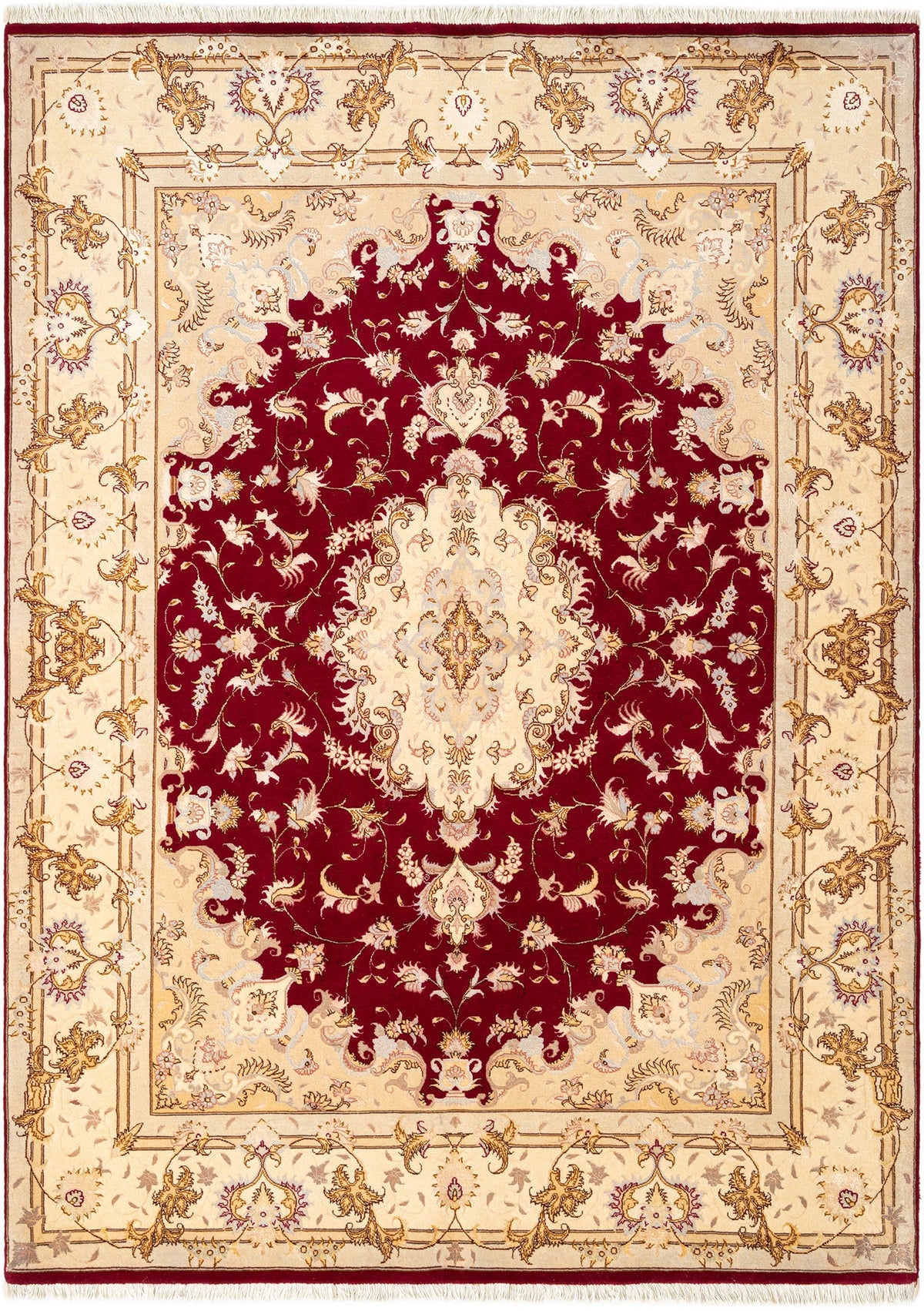 235x171 Tabriz avec soie