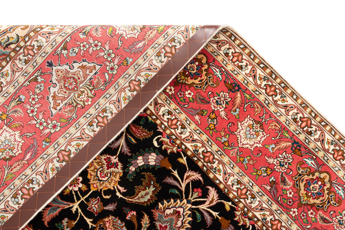 258x204 Tabriz avec de la soie