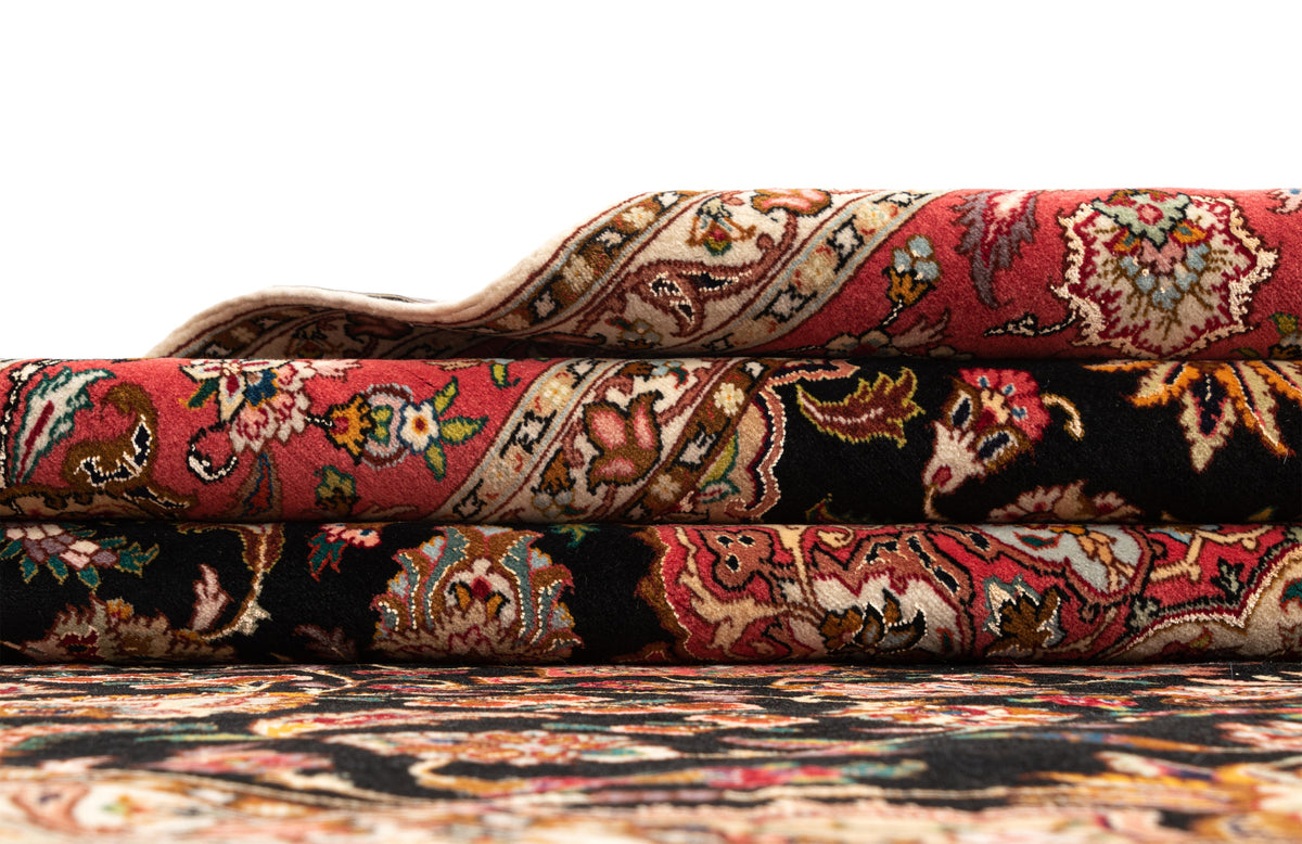 258x204 Tabriz avec de la soie