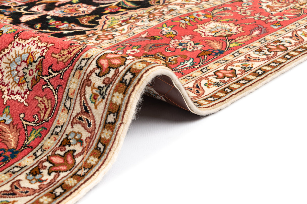 258x204 Tabriz avec de la soie