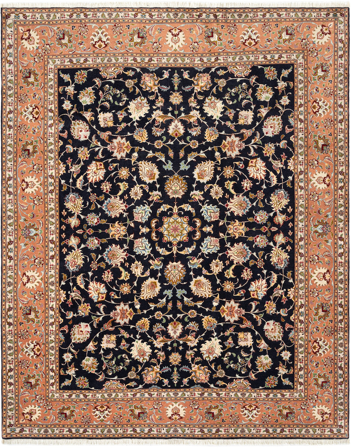 254x206 Tabriz con seta