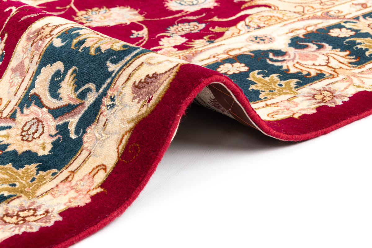 242x166 Tabriz con seta