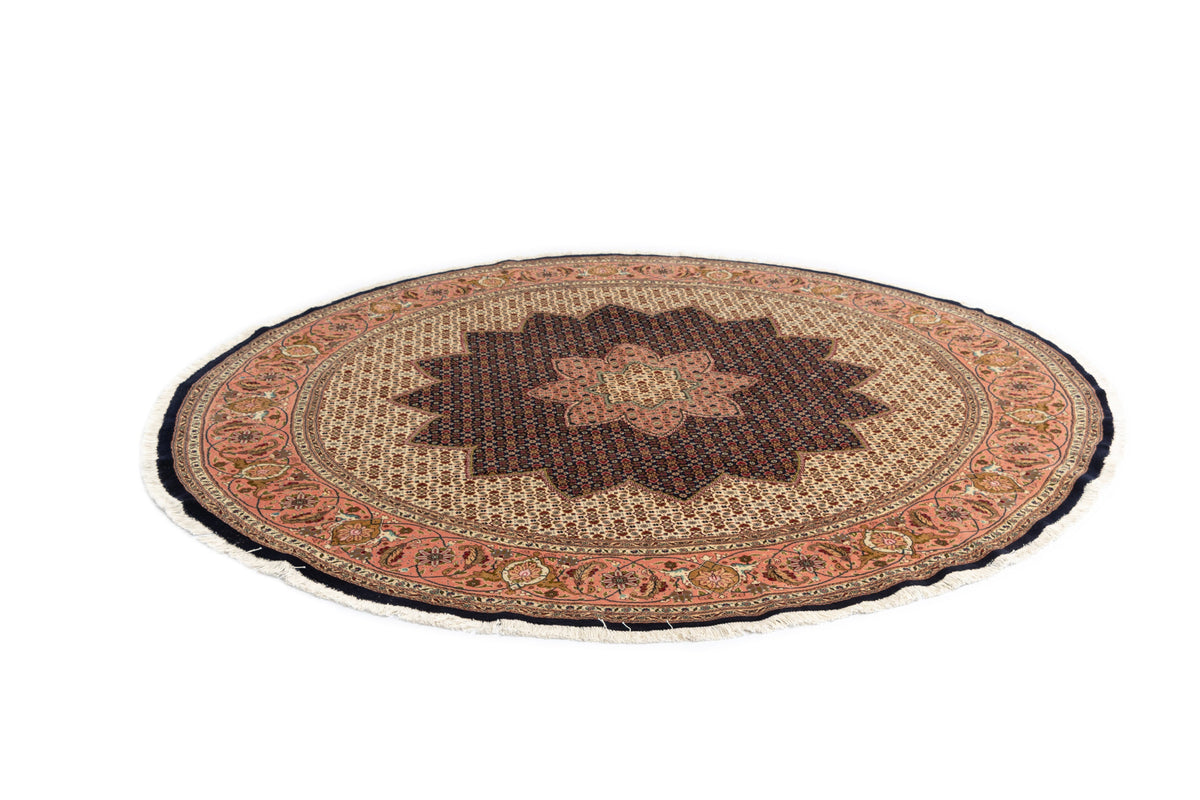 250 x 250 Täbriz mit Seide
