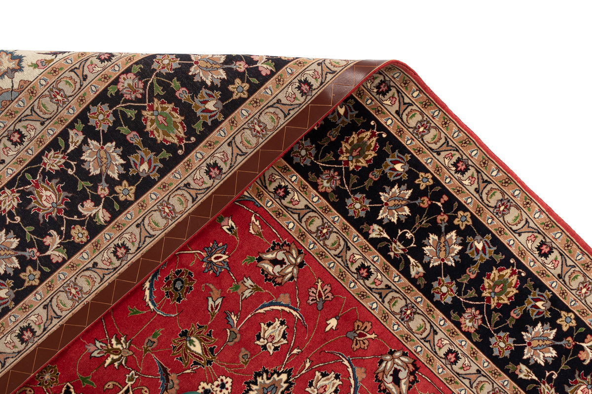 338x253 Tabriz con seta