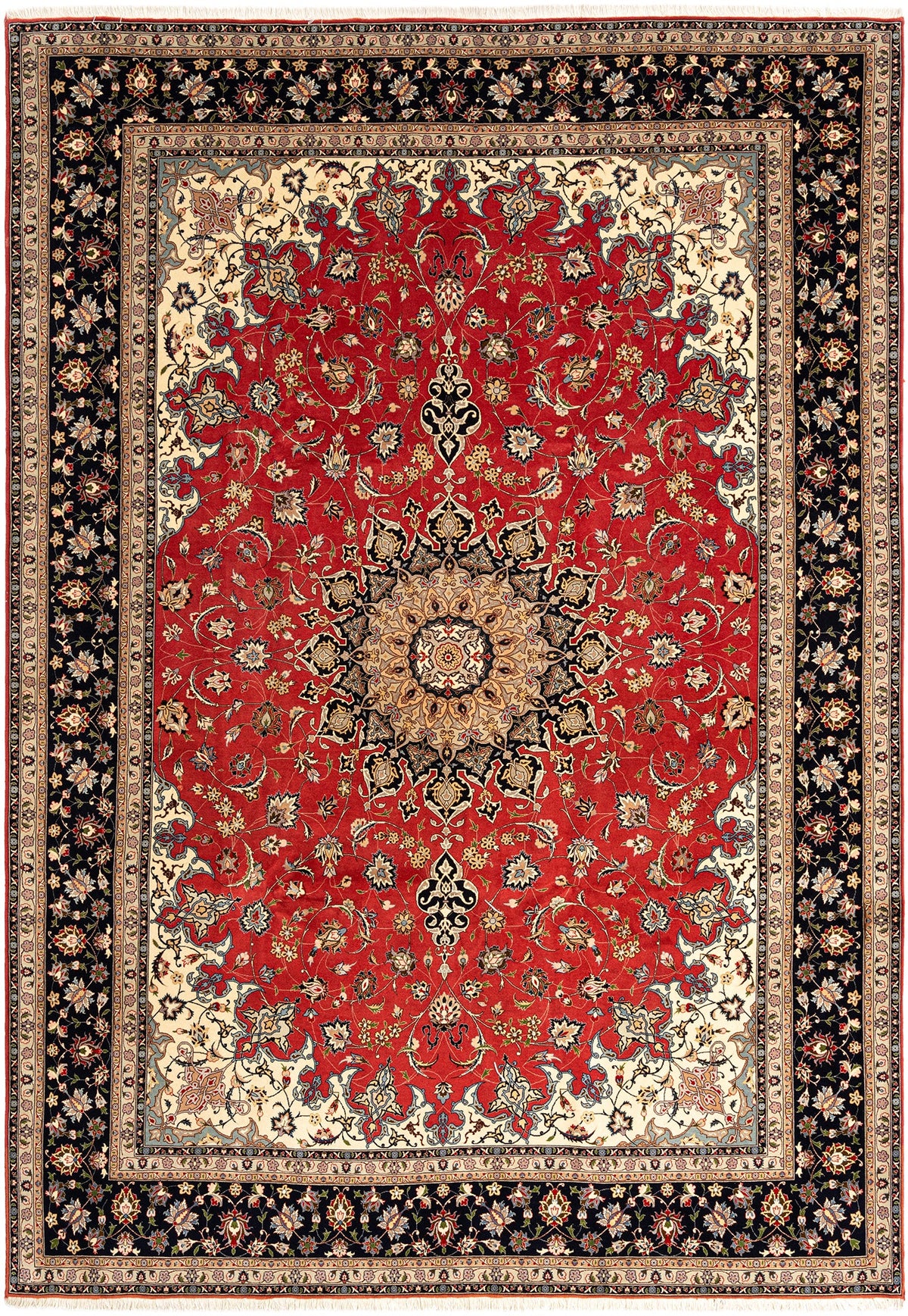 361x253 Tabriz con seta