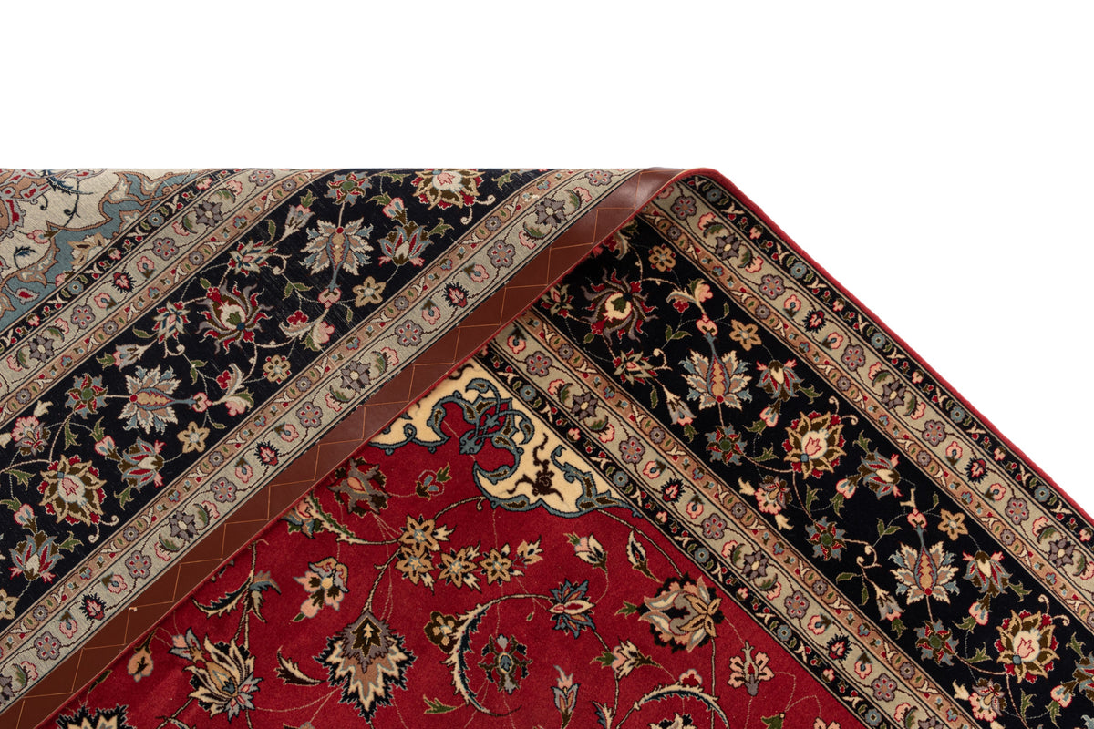 361x253 Tabriz con seta
