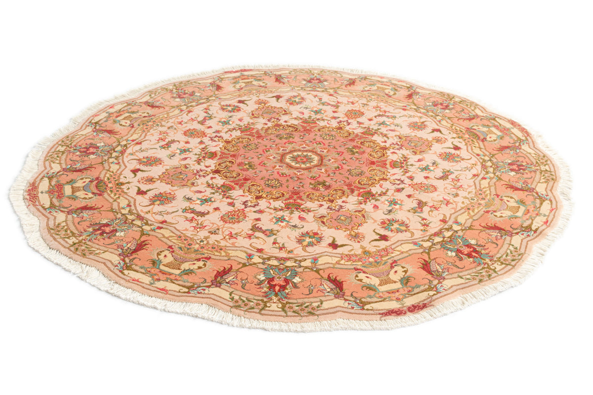150 x 150 Täbriz mit Seide