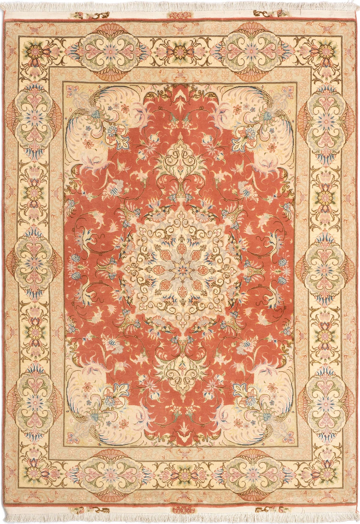 215x147 Tabriz con seta