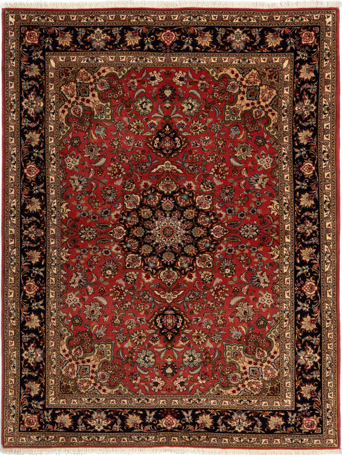 210 x 151 Täbriz mit Seide