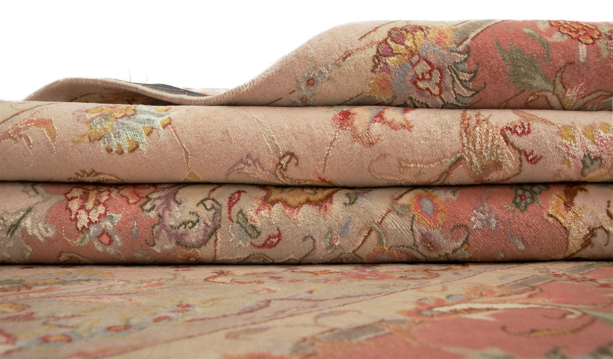 214 x 152 Tabriz con seta