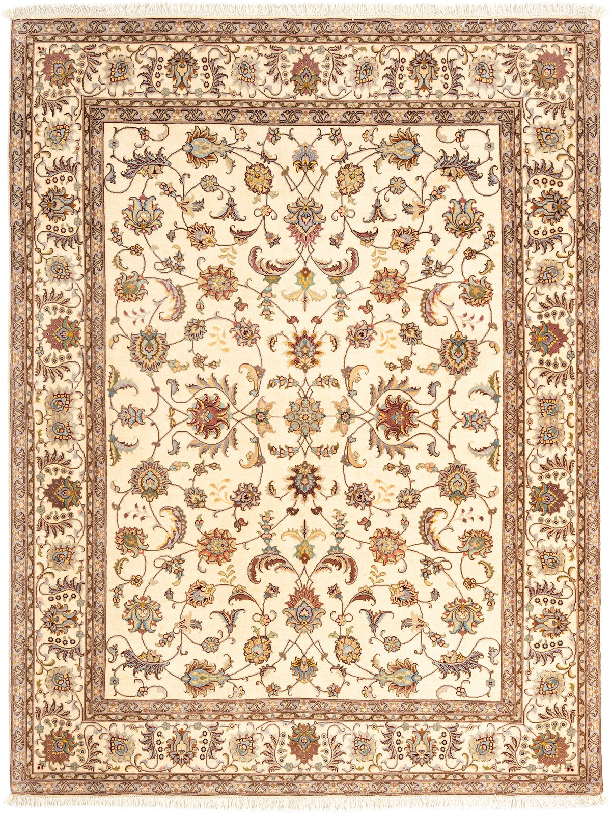 203 x 149 Täbriz mit Seide