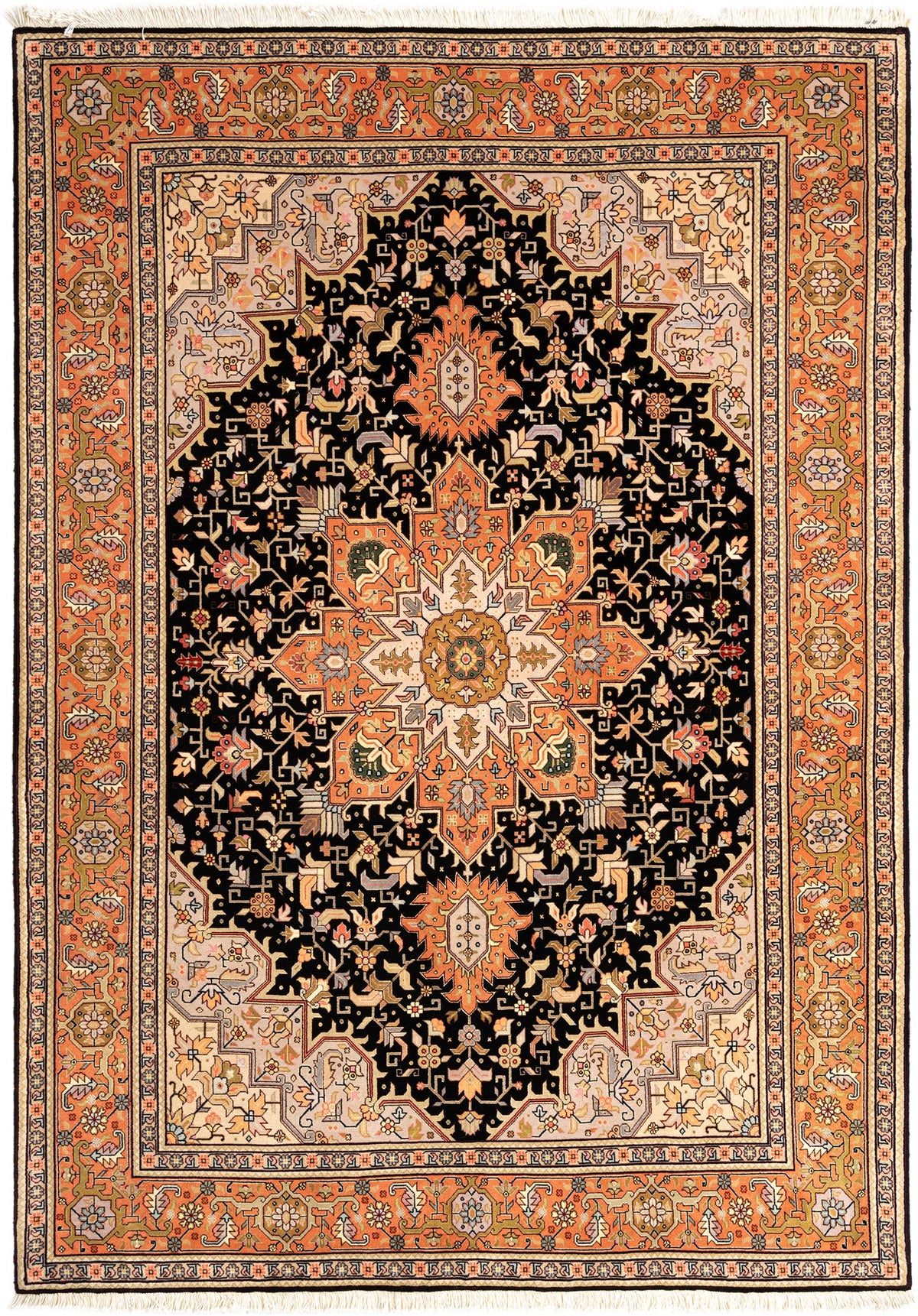 213 x 150 Täbriz mit Seide