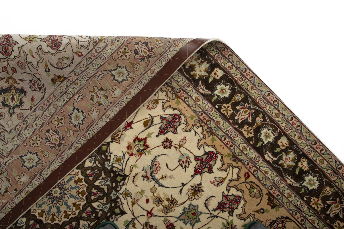 205 x 150 Tabriz con seta