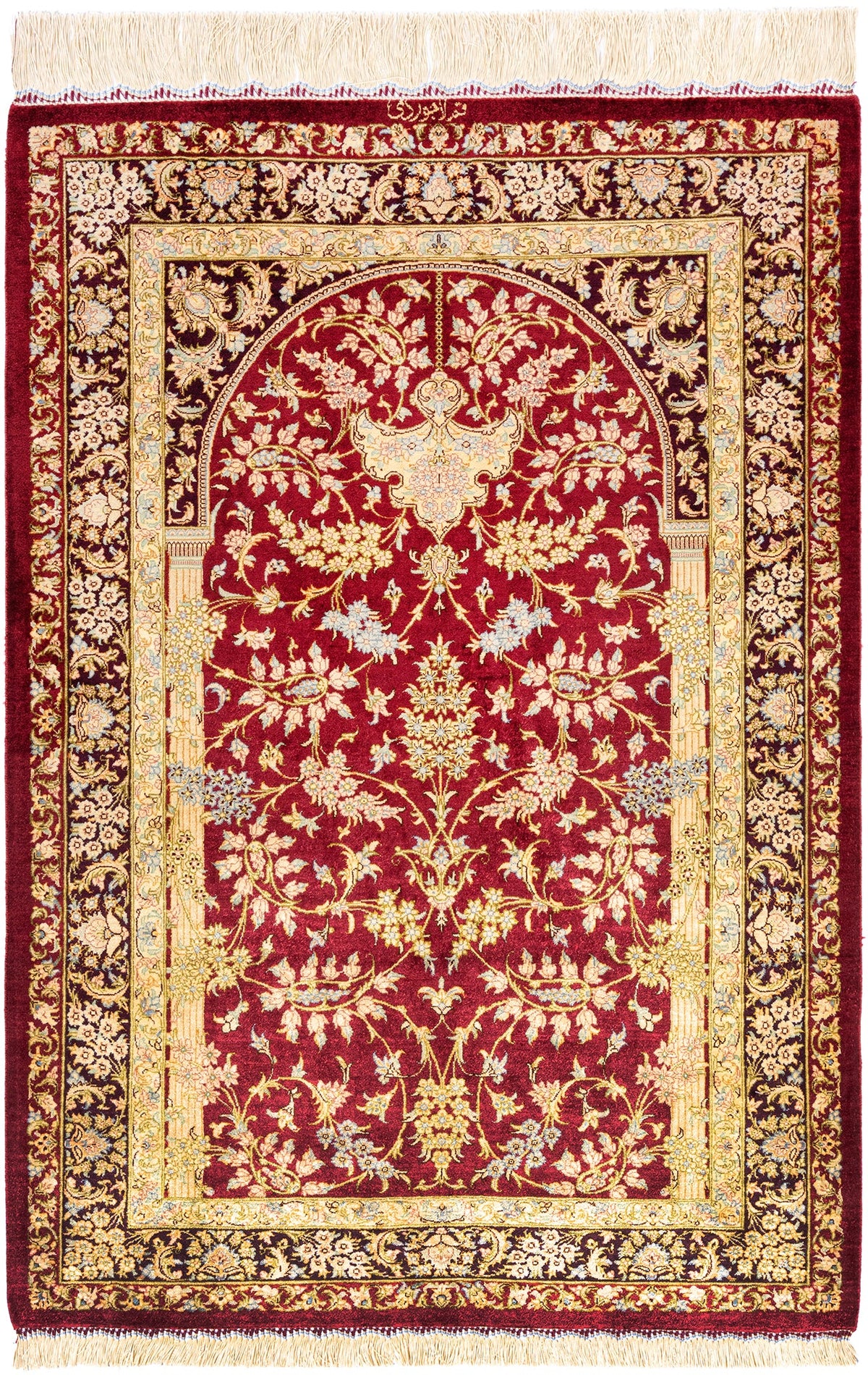 116x80 Ghom silk