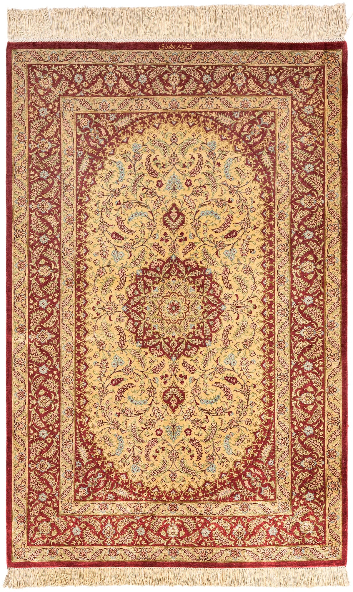 120 x 80 Ghom Seide