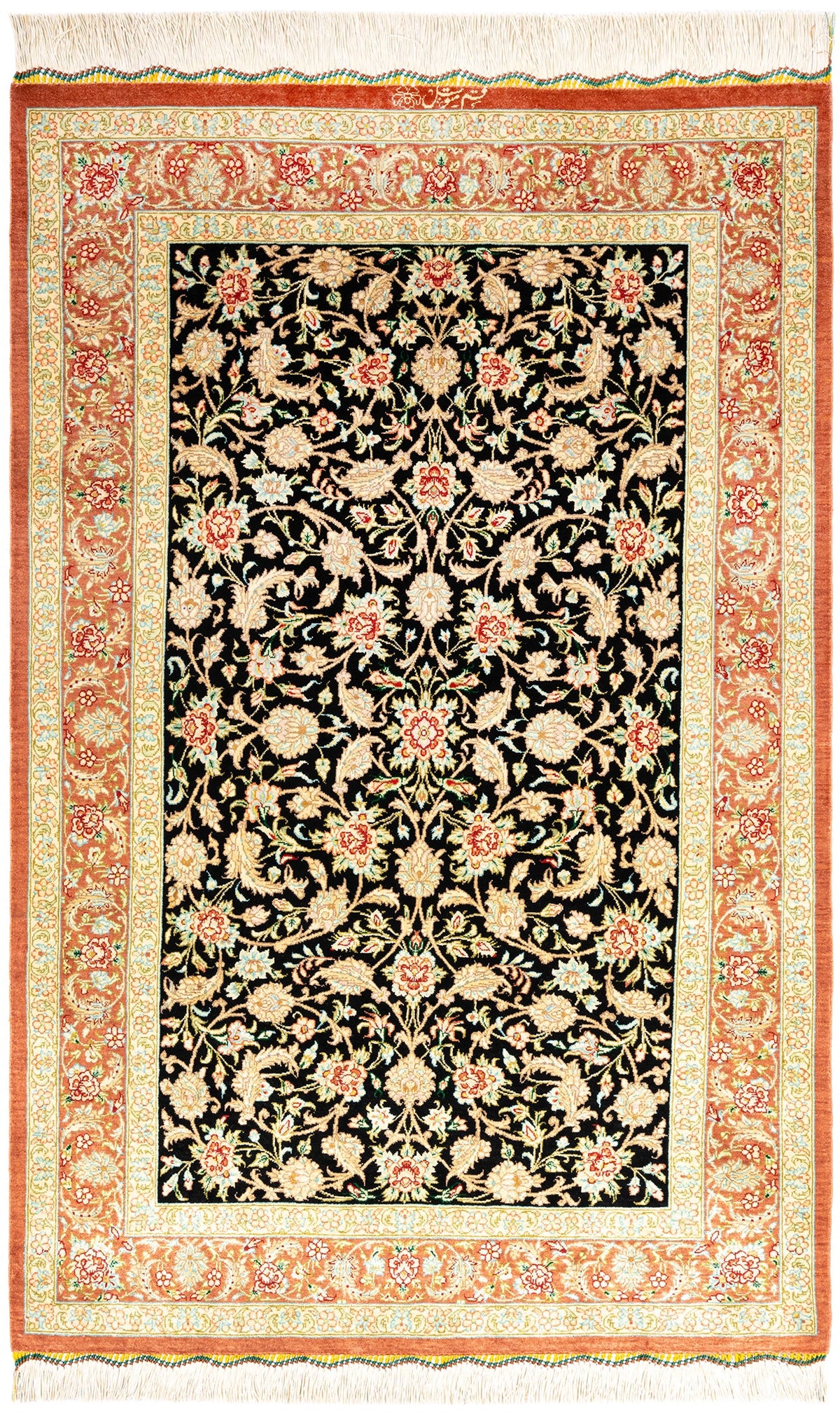 126x80 Ghom silk