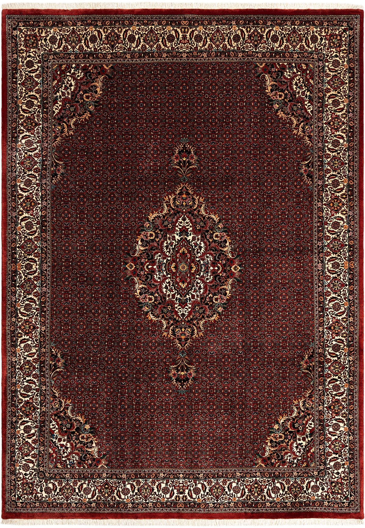354x250 Bidjar with silk