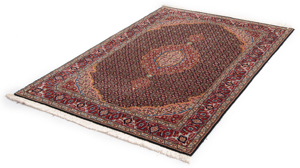 210x150 Tabriz Mahi con seta