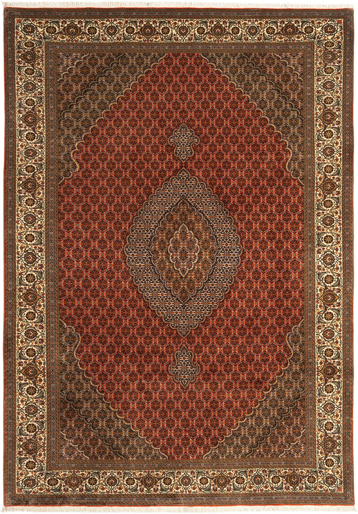 289x197 Tabriz Mahi avec soie