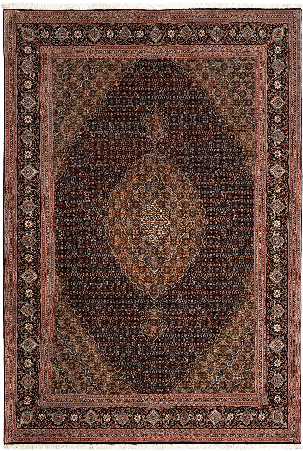 300x202 Tabriz Mahi con seta