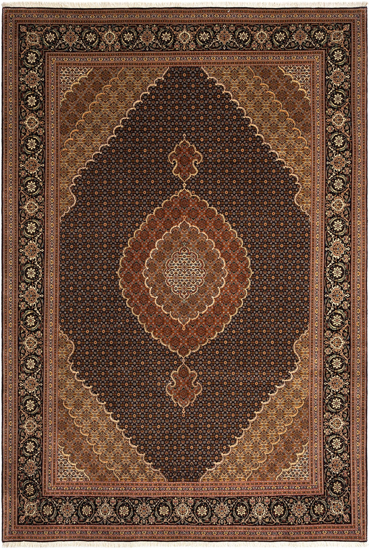 305x210 Mahi di Tabriz con seta