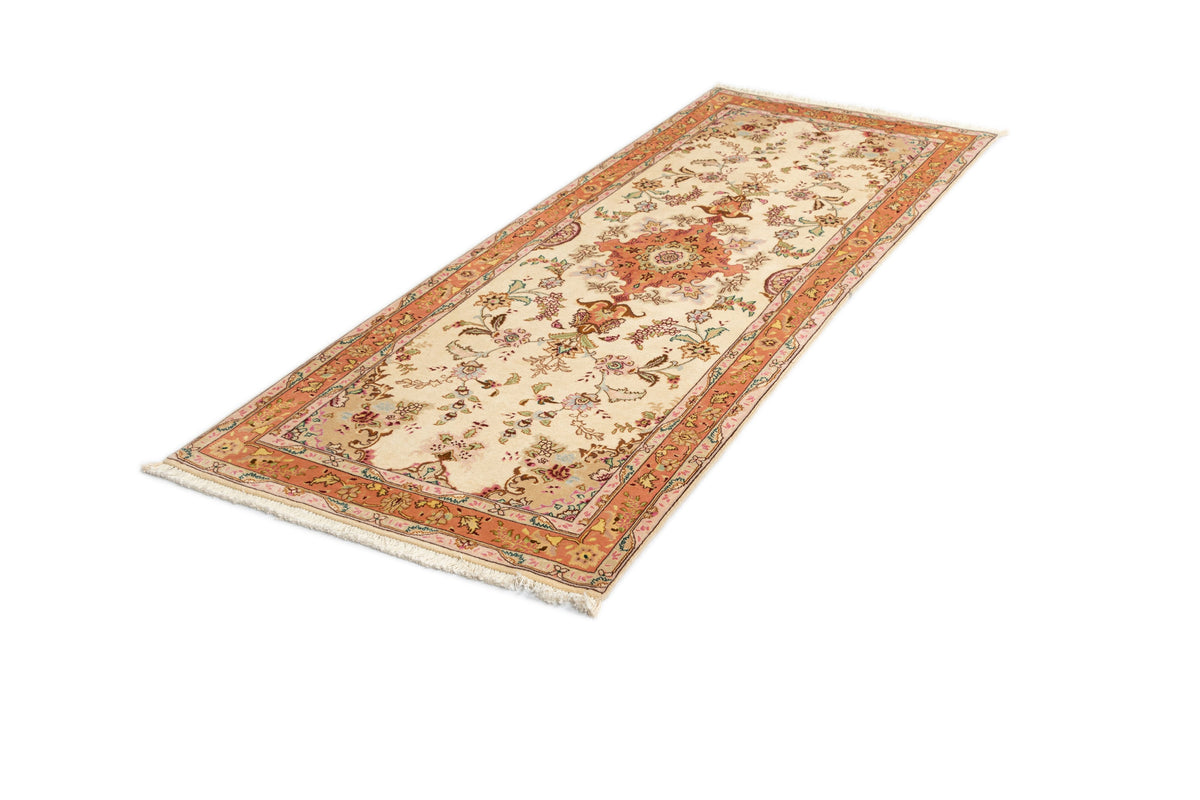 215 x 81 Täbriz mit Seide