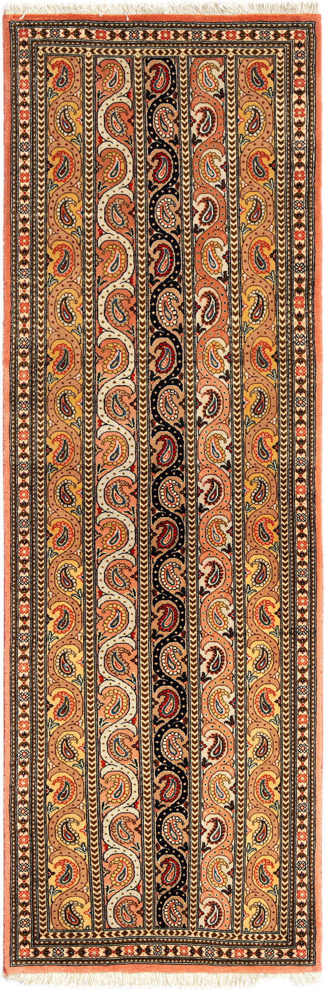 195 x 65 Täbriz mit Seide