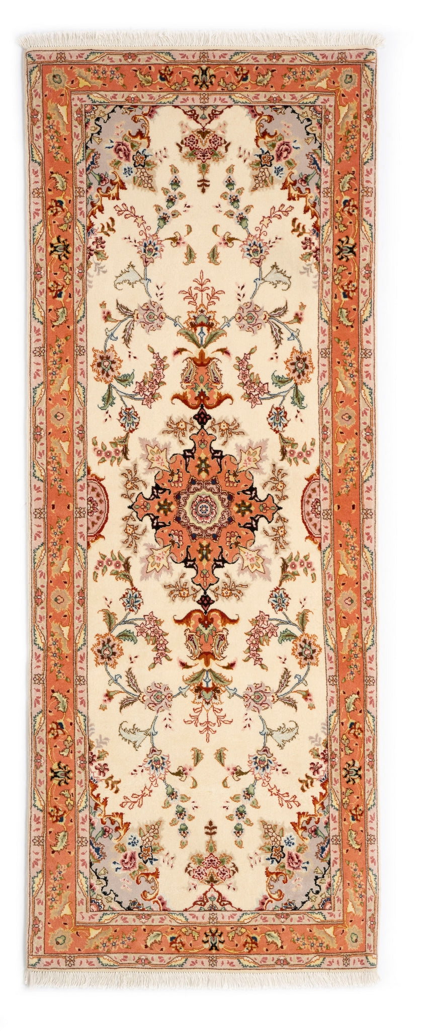 210x79 Tabriz con seta