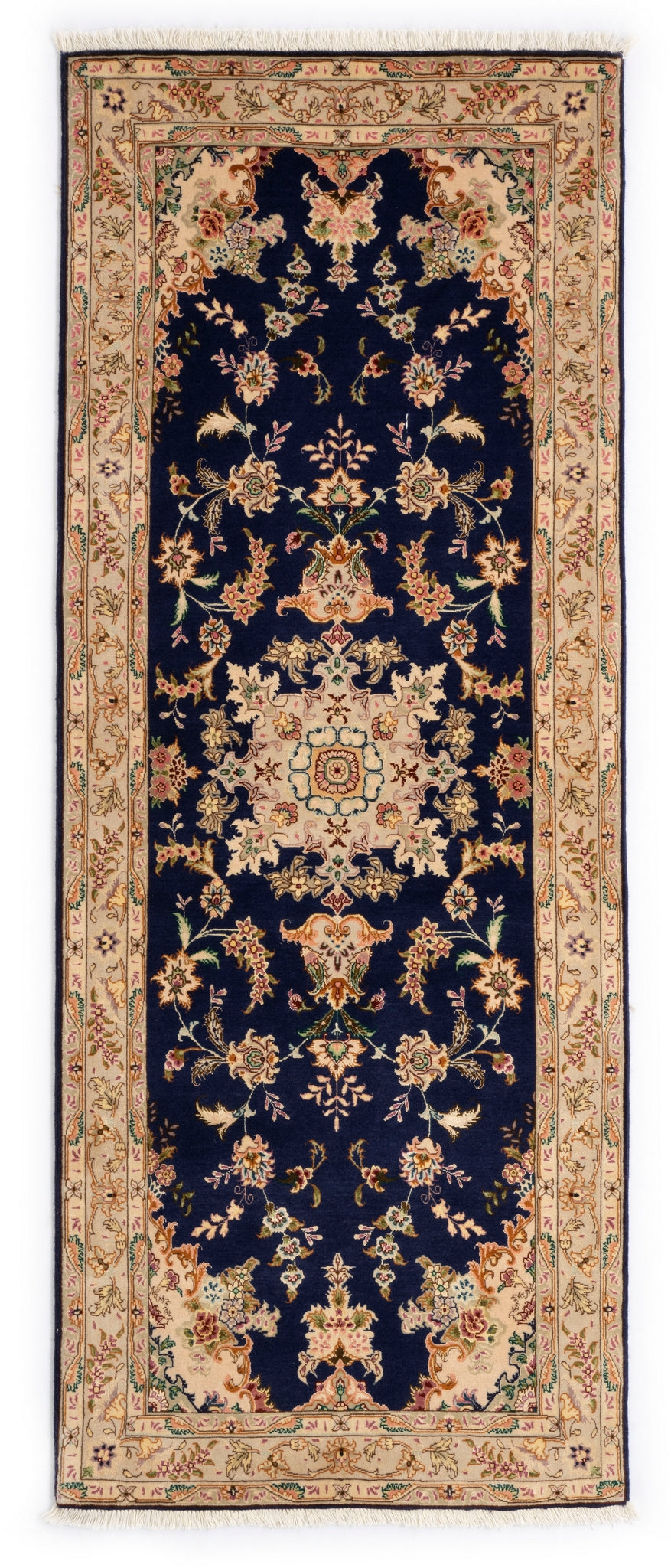 206 x 82 Täbriz mit Seide