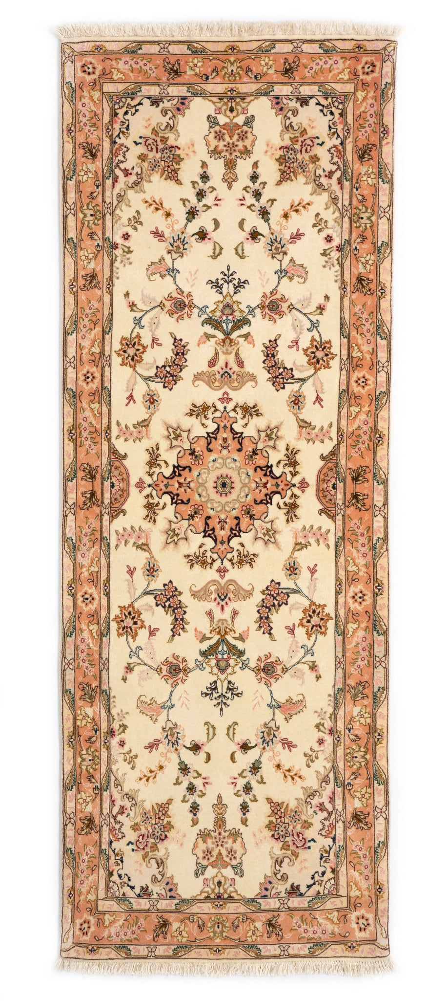 206 x 74 Täbriz mit Seide