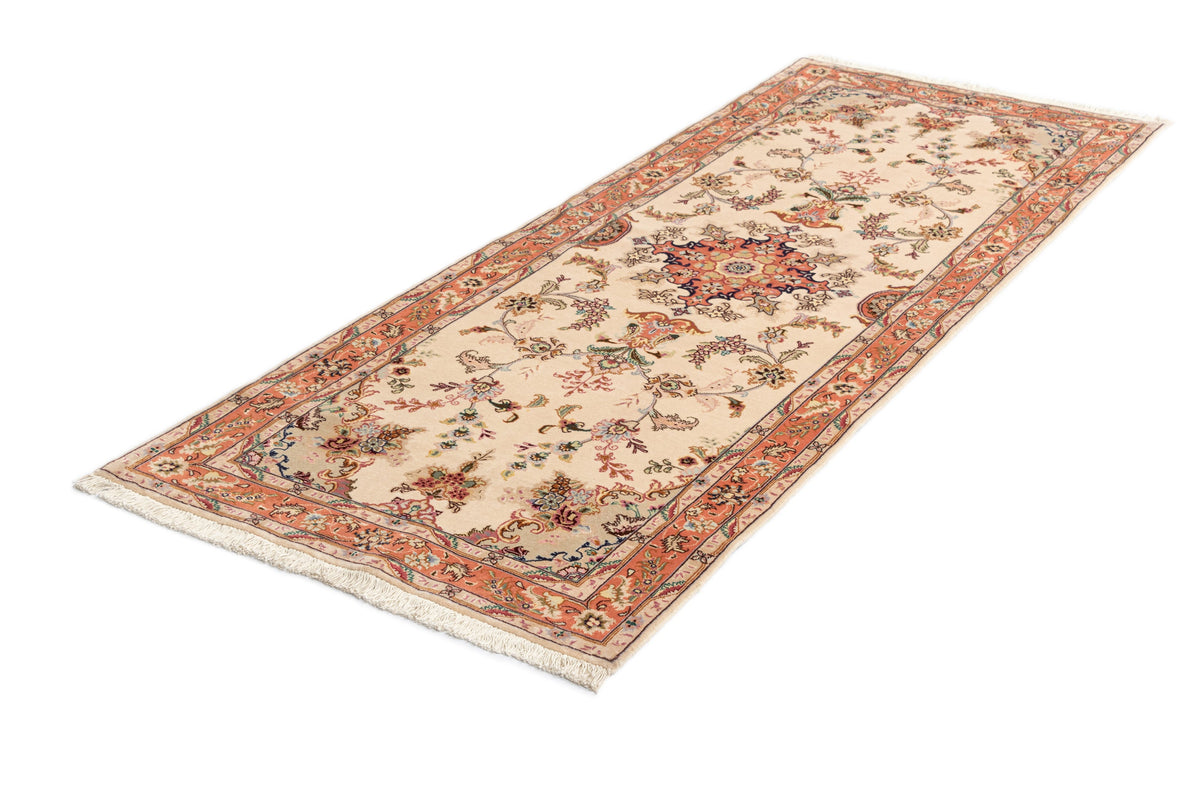 215 x 84 Täbriz mit Seide
