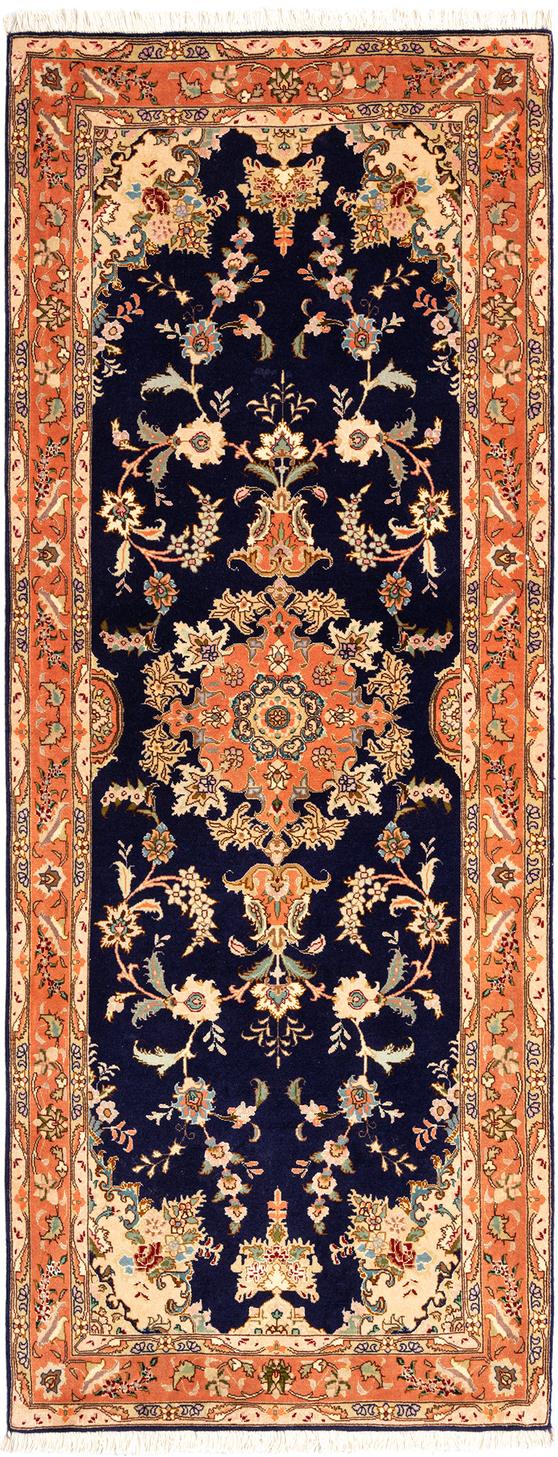 209x81 Tabriz con seta