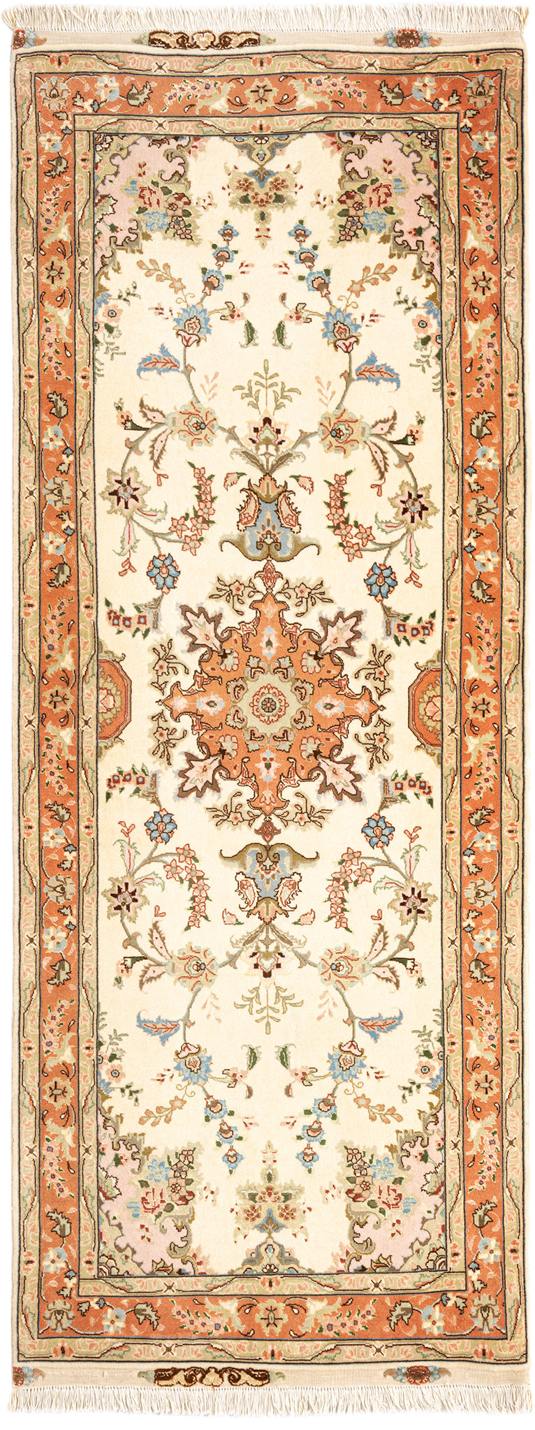 215x82 Tabriz con seta