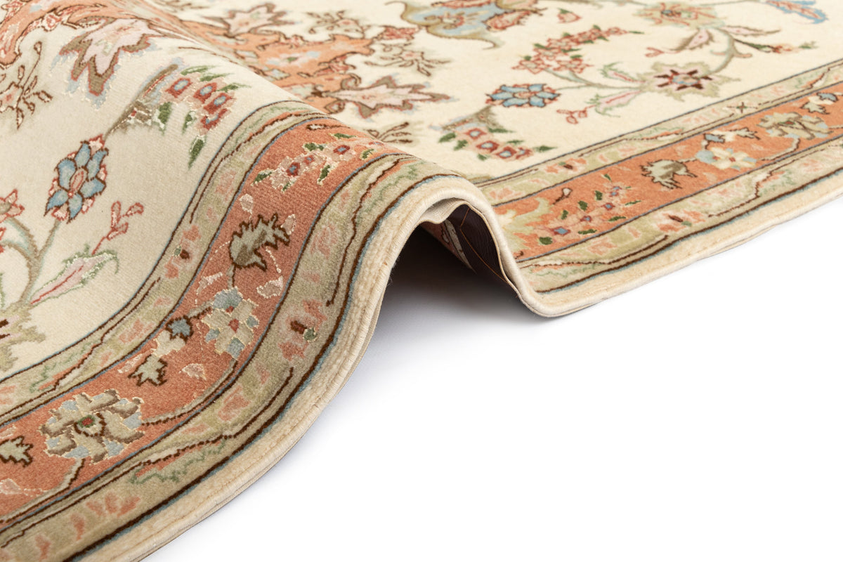 215x82 Tabriz con seta