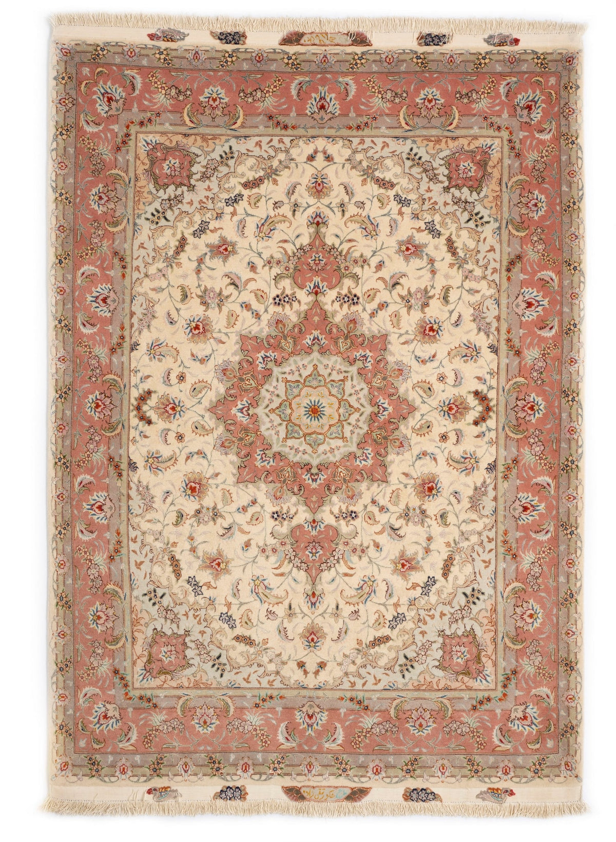 212x150 Tabriz su e con seta